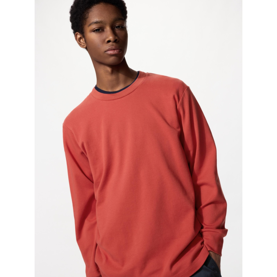 Uniqlo Soft Brushed Crew Neck T Long Sleeve