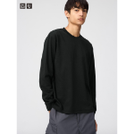 Uniqlo AIRism Cotton Crew Neck T Long Sleeve