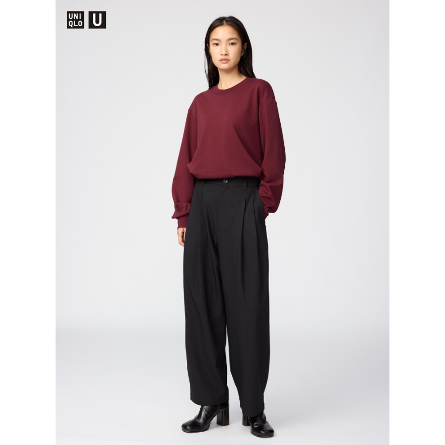 Uniqlo AIRism Cotton Crew Neck T Long Sleeve