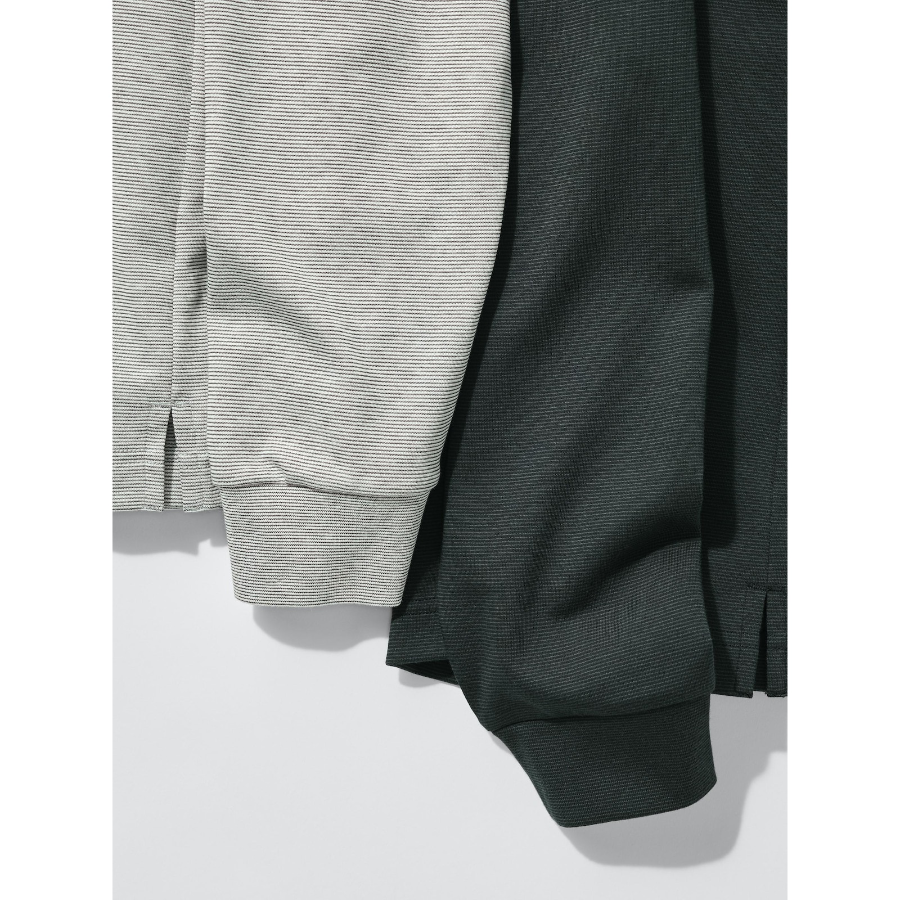 Uniqlo AIRism Cotton Stripe T Long Sleeve