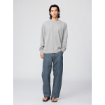 Uniqlo AIRism Cotton Stripe T Long Sleeve