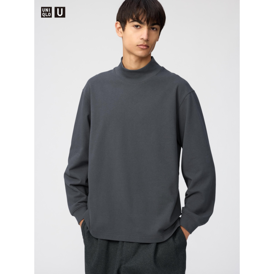 Uniqlo Mock Neck T Long Sleeve