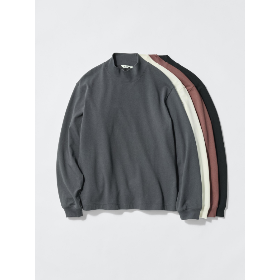 Uniqlo Mock Neck T Long Sleeve