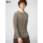 Uniqlo Heattech Cashmere Blend Crew Neck T (3/4 Sleeve)