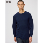 Uniqlo Heattech Cashmere Blend Crew Neck T (3/4 Sleeve)