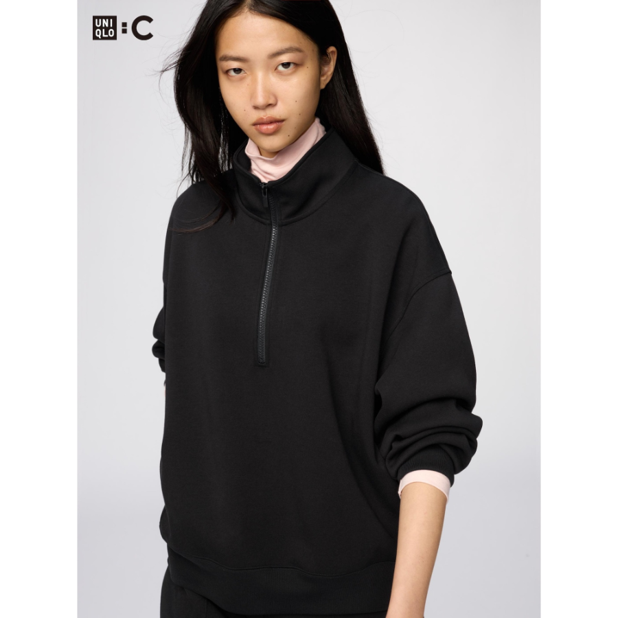 Uniqlo Sweat Half Zip Pullover
