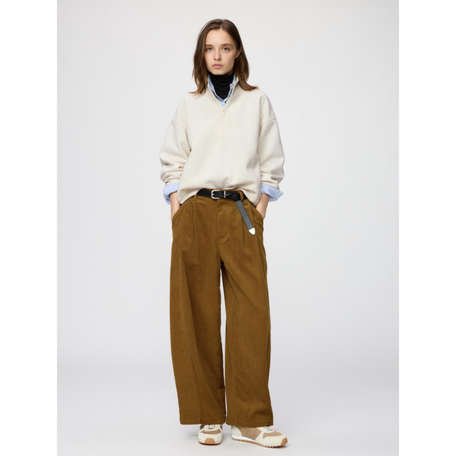 Uniqlo Sweat Half Zip Pullover