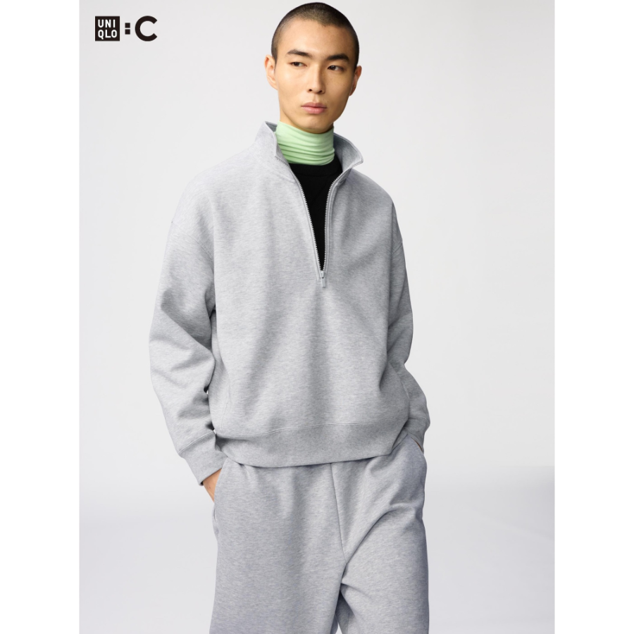 Uniqlo Sweat Half Zip Pullover
