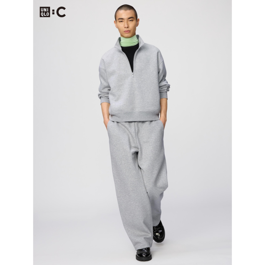 Uniqlo Sweat Half Zip Pullover