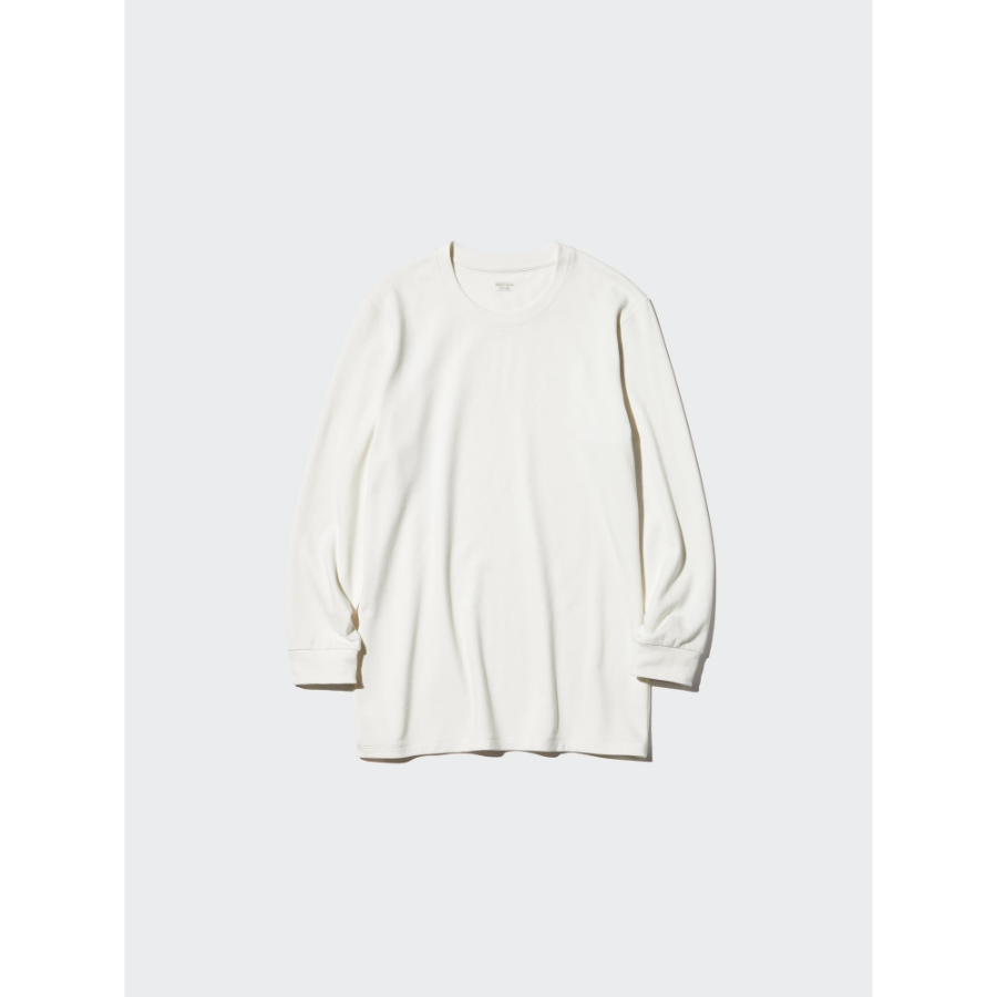 Uniqlo Heattech Cotton Crew Neck T-Shirt 9/10 Extra Warm