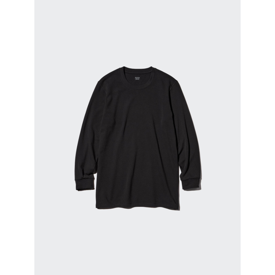Uniqlo Heattech Cotton Crew Neck T-Shirt 9/10 Extra Warm