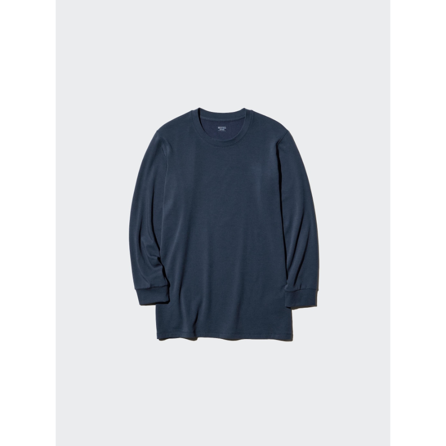Uniqlo Heattech Cotton Crew Neck T-Shirt 9/10 Extra Warm