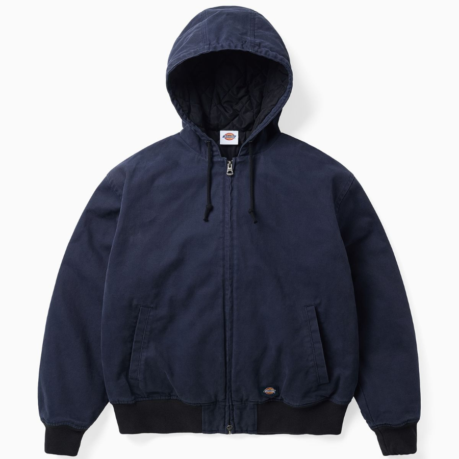 Dickies Duck Canvas Hoodie Jacket — Navy