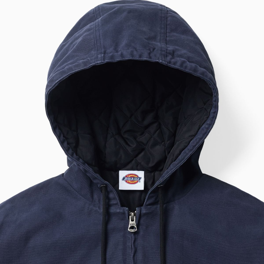 Dickies Duck Canvas Hoodie Jacket — Navy