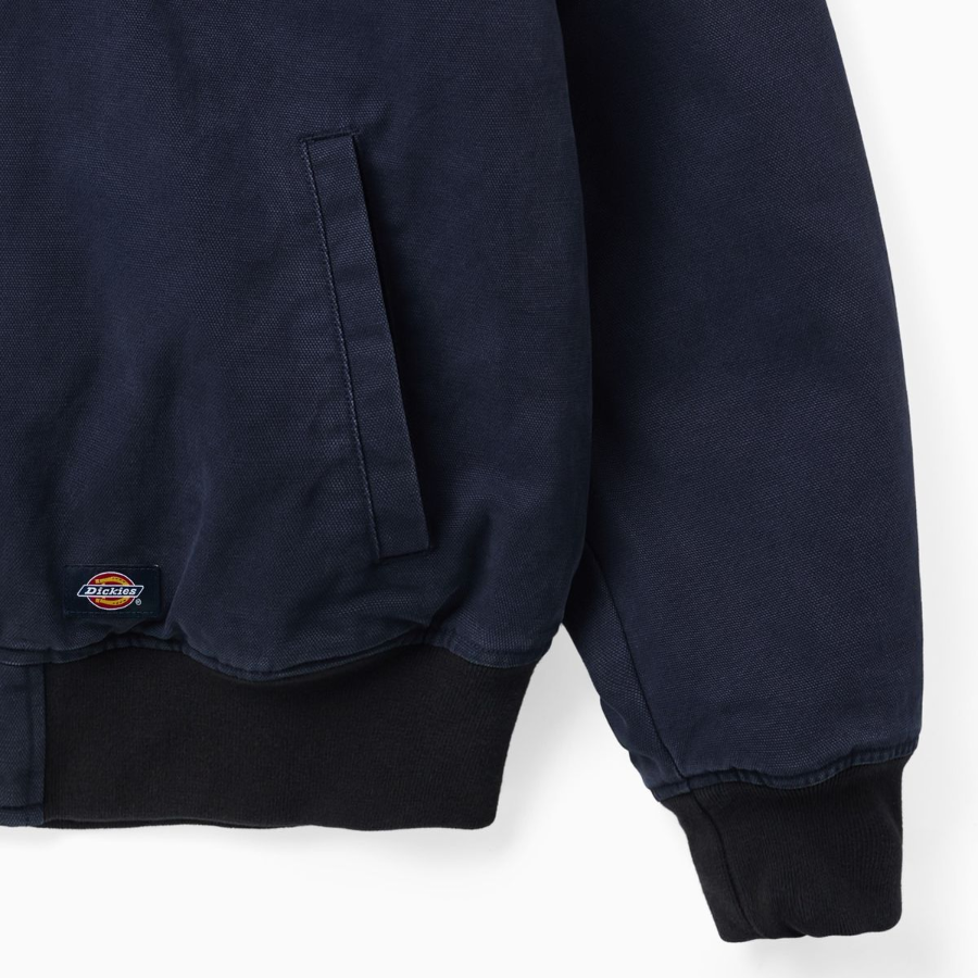Dickies Duck Canvas Hoodie Jacket — Navy