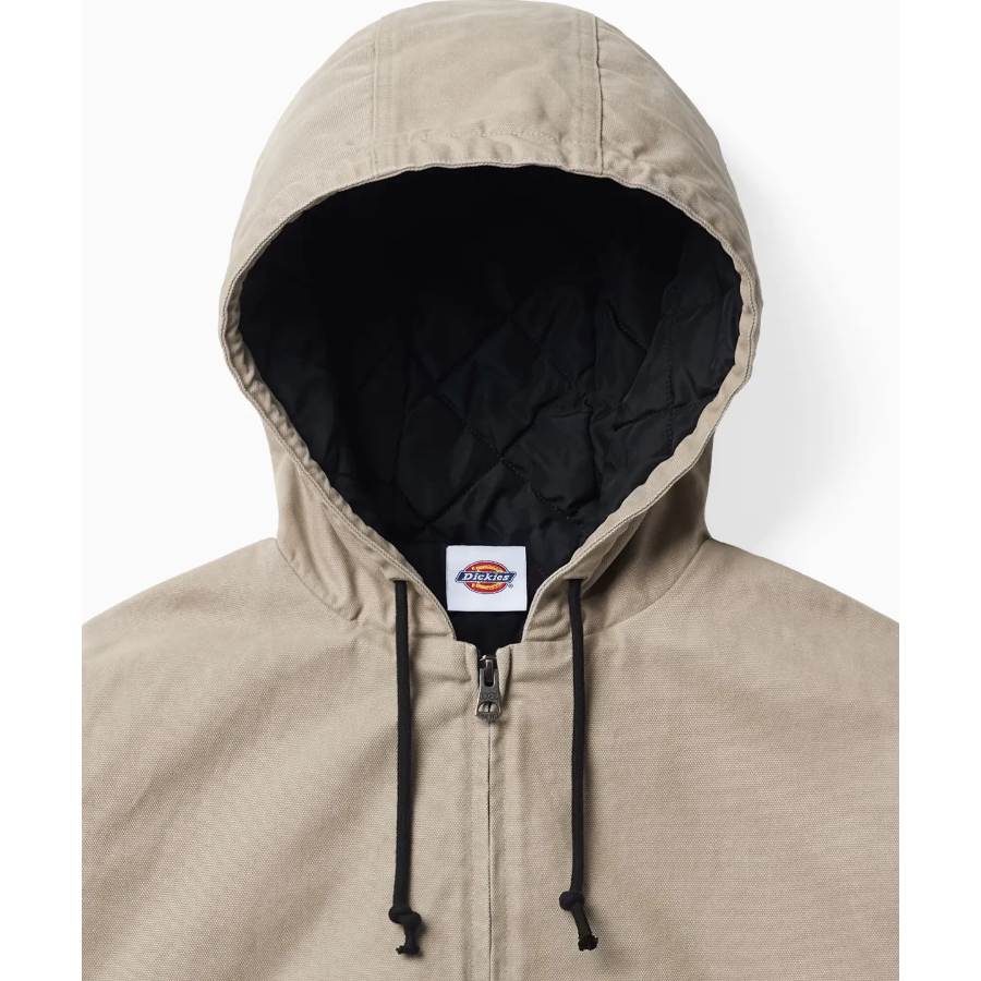 Dickies Duck Canvas Hoodie Jacket — Desert Sand