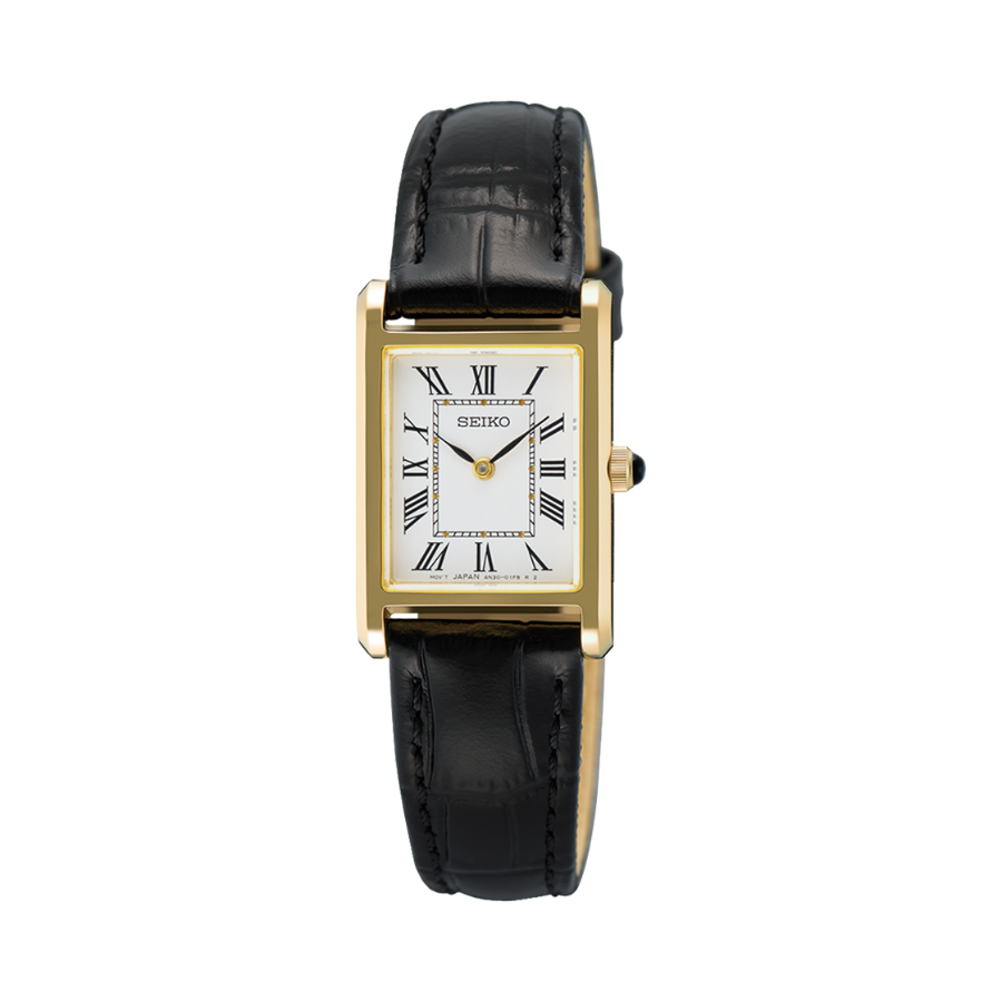 (W) Seiko SWR108 19.6mm Black
