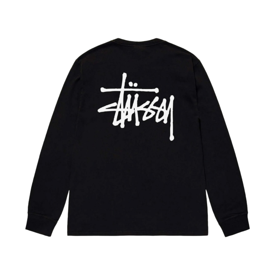 Stussy Basic Stussy LS T-Shirt Black
