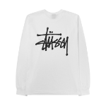 Stussy Basic Stussy LS T-Shirt White