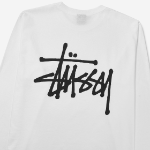 Stussy Basic Stussy LS T-Shirt White