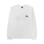 Stussy Basic Stussy LS T-Shirt White