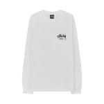 Stussy Stock Seoul LS T-Shirt White