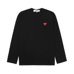 Play Comme des Garcons LS T-Shirt Black