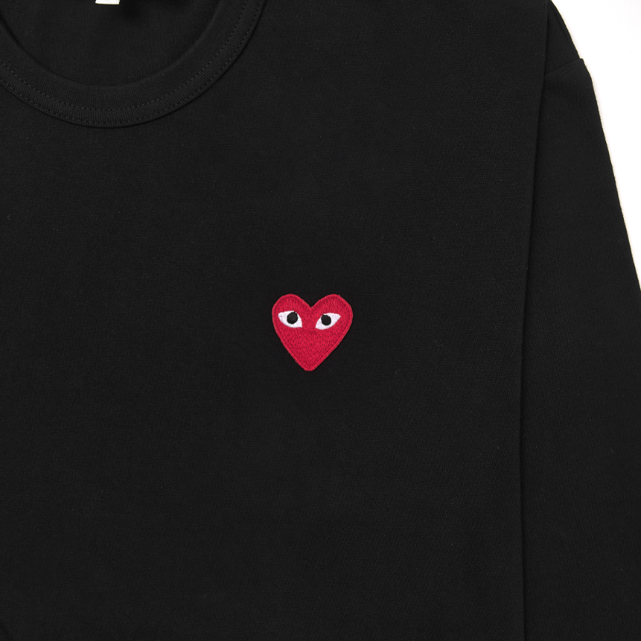 Play Comme des Garcons LS T-Shirt Black