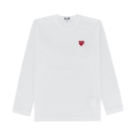 Play Comme des Garcons LS T-Shirt White