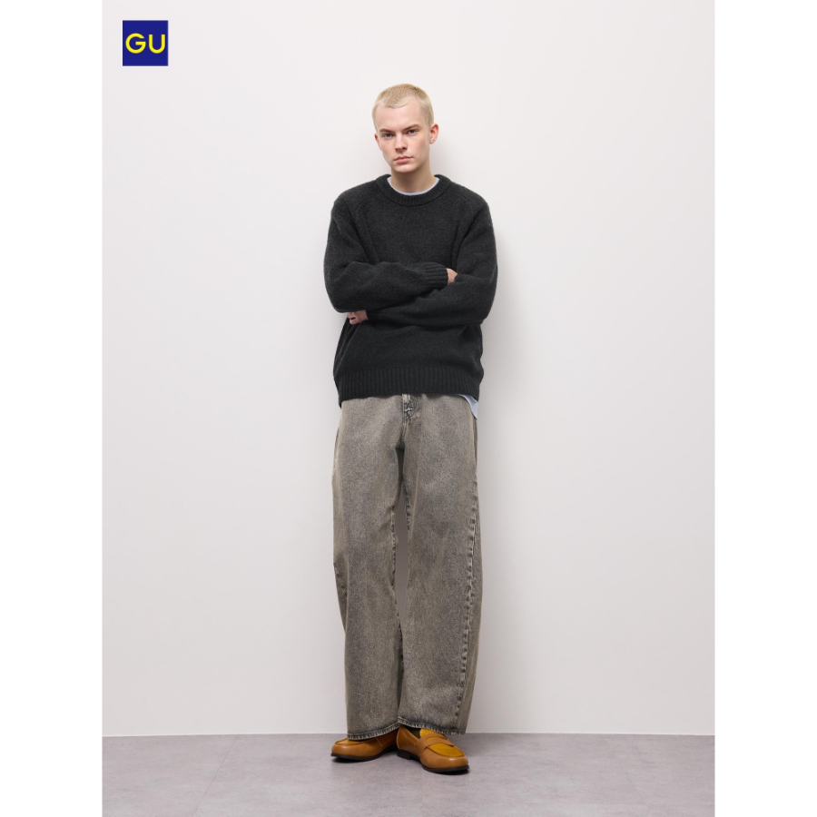 Uniqlo GU 3D Barrel Leg Jeans