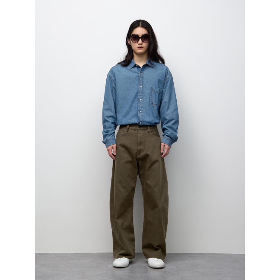 Uniqlo GU 3D Barrel Leg Jeans