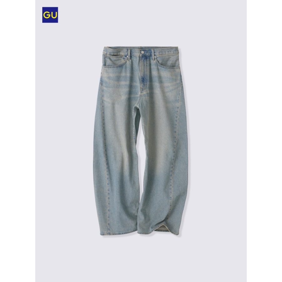 Uniqlo GU 3D Barrel Leg Jeans