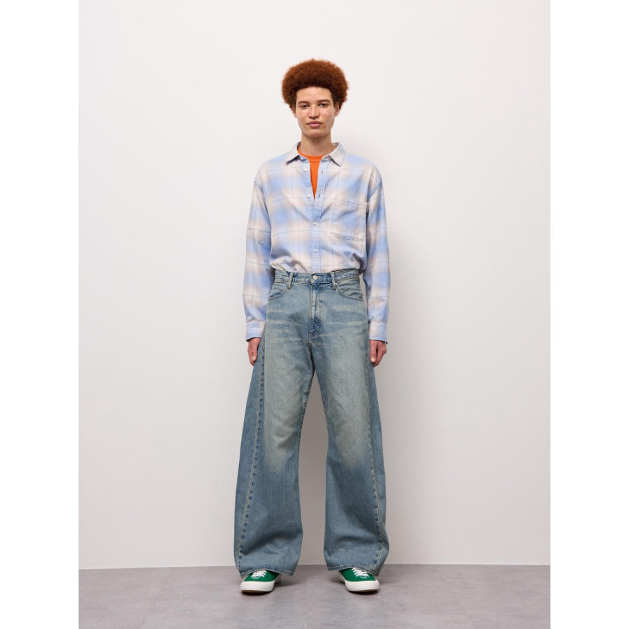 Uniqlo GU 3D Barrel Leg Jeans