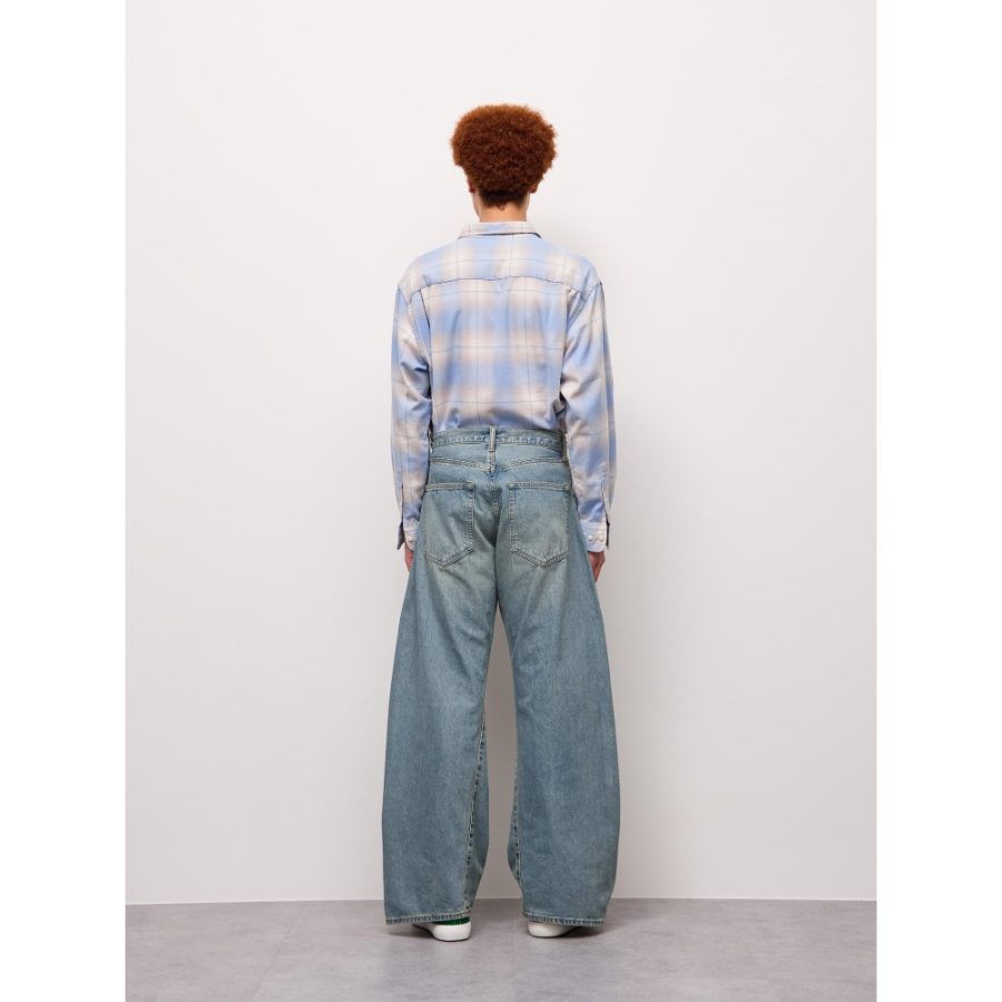 Uniqlo GU 3D Barrel Leg Jeans