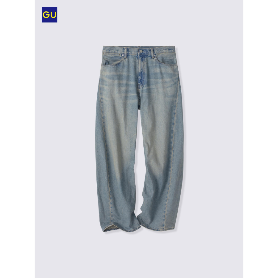 Uniqlo GU 3D Barrel Leg Jeans