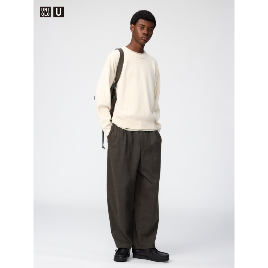 Uniqlo Brushed Jersey Wide Pants