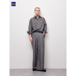 Uniqlo Checked Wide Flare Pants