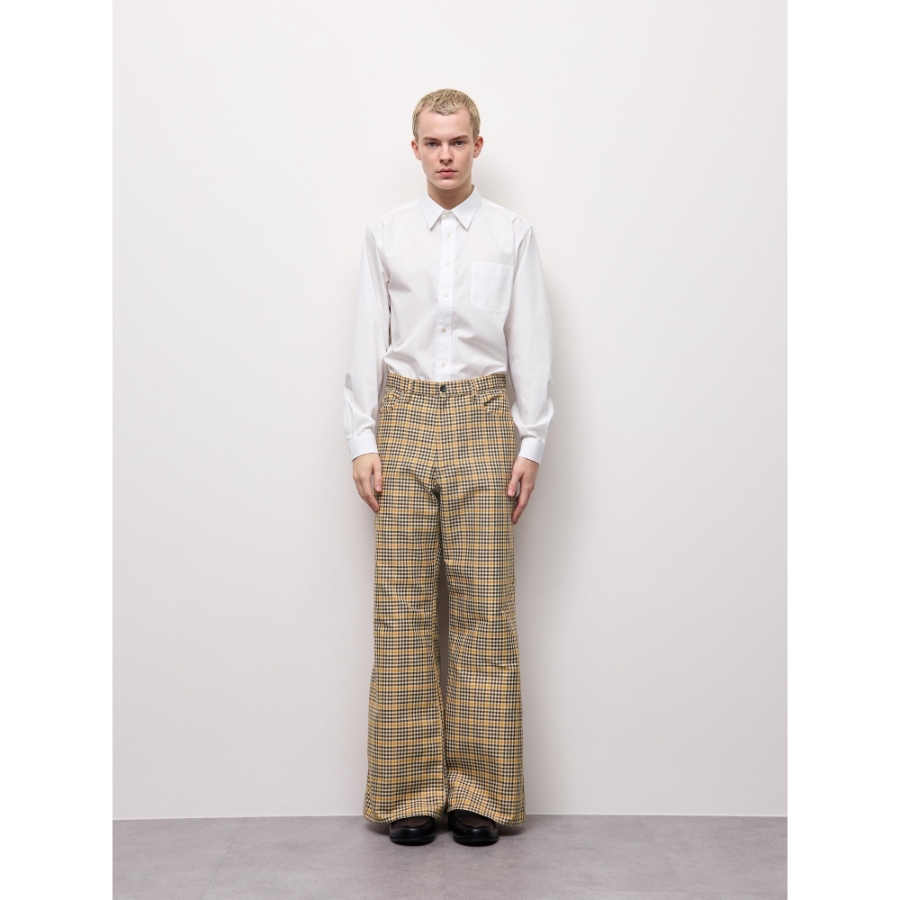 Uniqlo Checked Wide Flare Pants