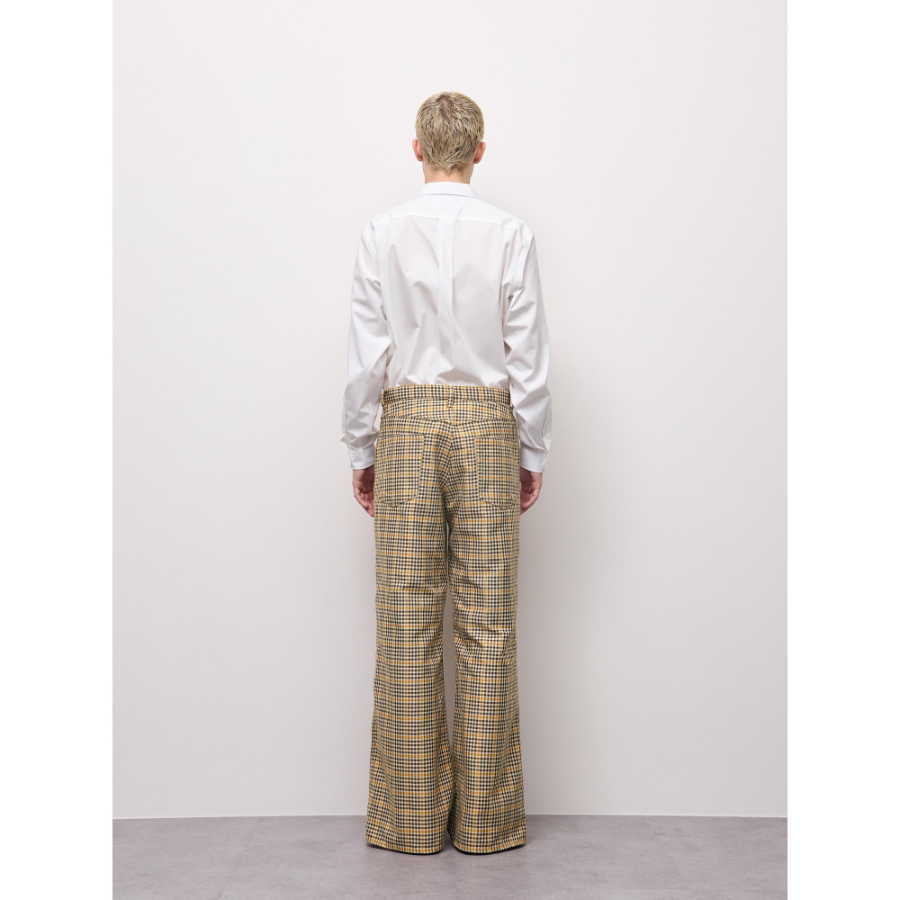 Uniqlo Checked Wide Flare Pants