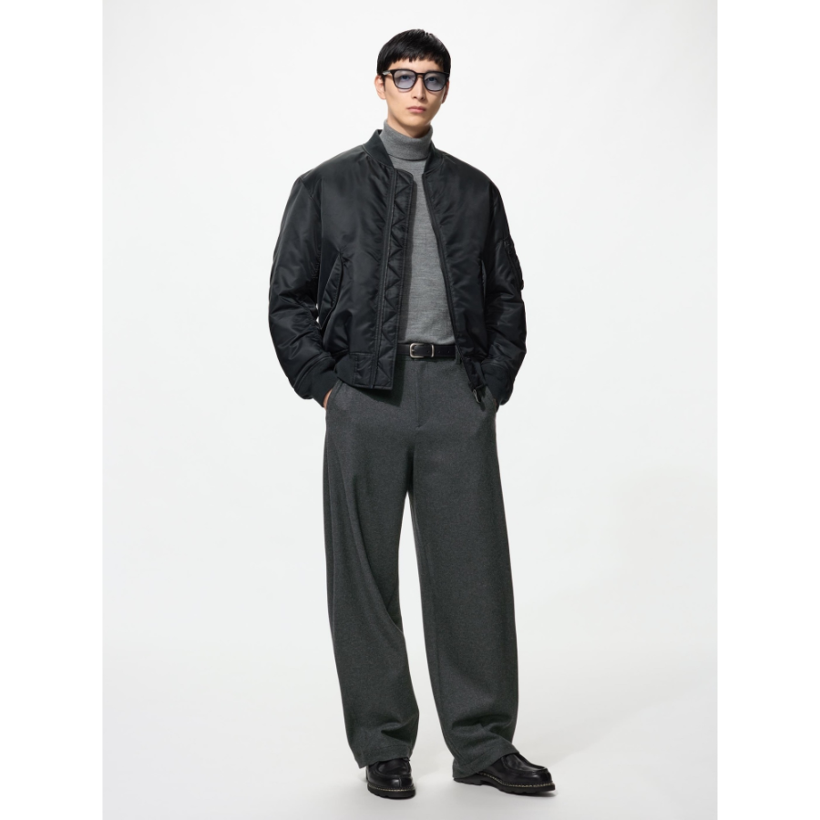 Uniqlo Brushed Jersey Barrel Leg Pants