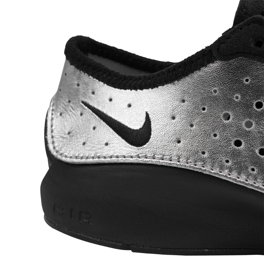 (W) Nike Air Superfly Metallic Silver and Black
