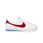 (W) Nike Cortez Leather White Varsity Red