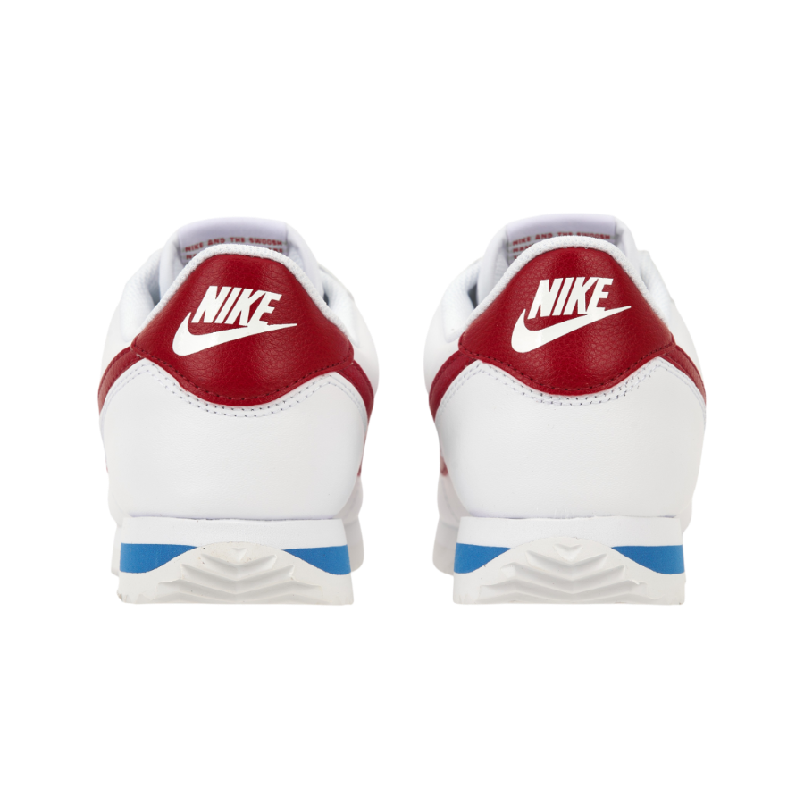 (W) Nike Cortez Leather White Varsity Red