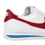 (W) Nike Cortez Leather White Varsity Red