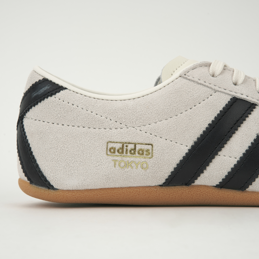 (W) Adidas Tokyo Off White Core Black