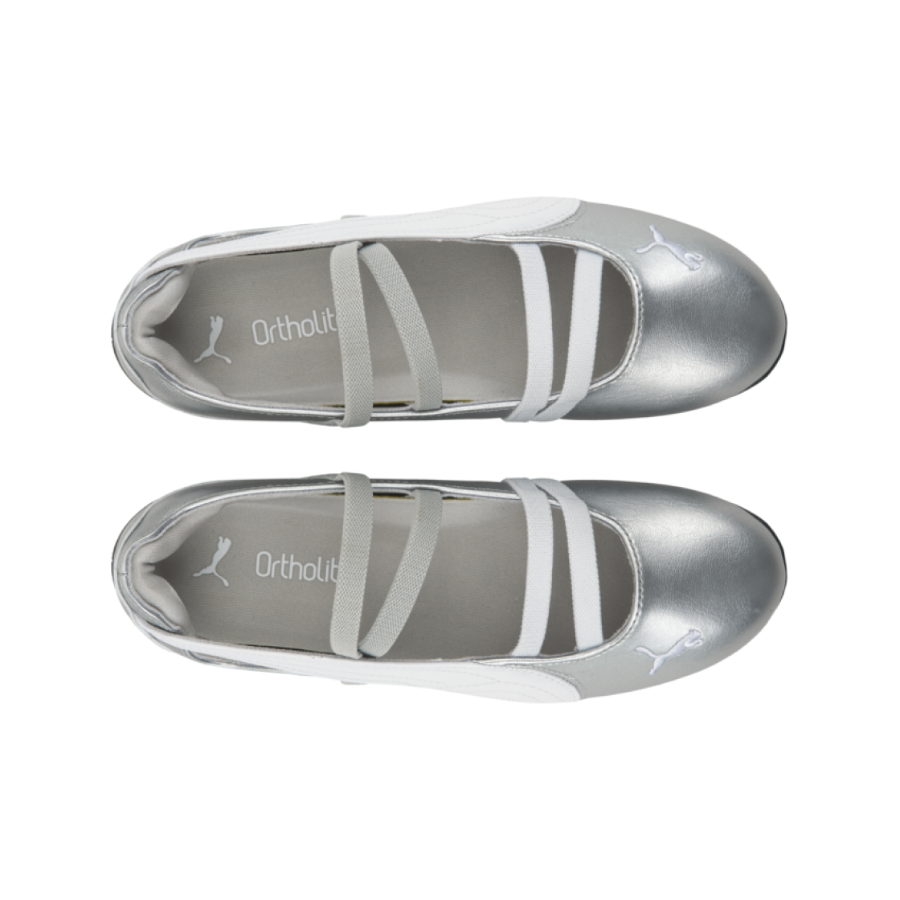(W) Puma Speedcat Ballet Metallic Puma Silver Puma White