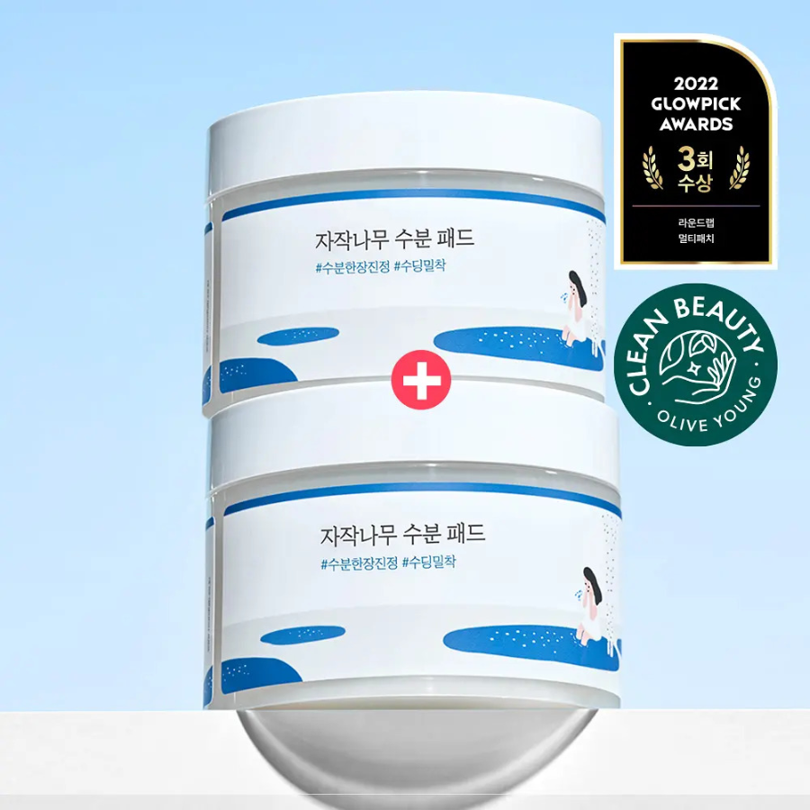 Round Lab Увлажняющие пэды Birch Juice 80 шт. × 2