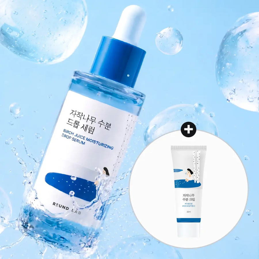 Round Lab Увлажняющая сыворотка Birch Juice Moisture Drop 50 мл + крем 20 мл