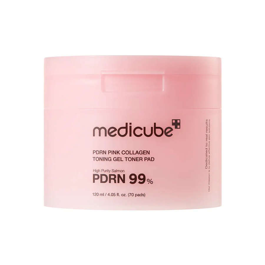 Medicube Пэды PDRN Pink Collagen Gel Toner Pad 70 шт. + рефил 70 шт.