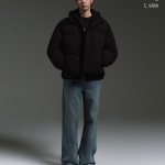 Musinsa Standard Daily Puffer Short Padding Jacket Black